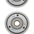 Motorcycle starting disc gear